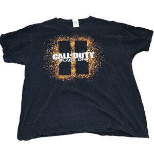 Call of duty black ops 2 t-shirt size XL Black logo 2012 COD Treyarch video game